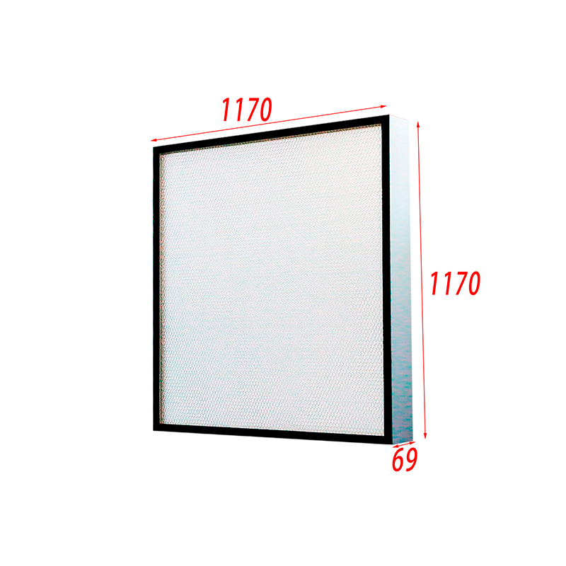 Smart Breathable Hepa High Density Air Filter Aluminum Frame High Flow Air Filters