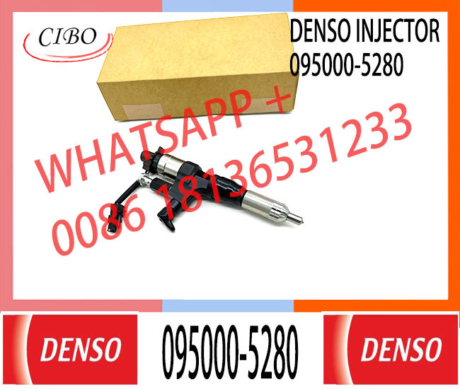 Neutral Diesel Fuel Common Rail Injector 095000-5280 For HI-NO 23910-1360