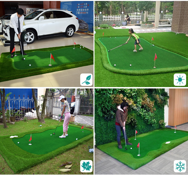 1.5m Golf Putting Green Turf Roll 40mm Portable Putting Green For Backyard