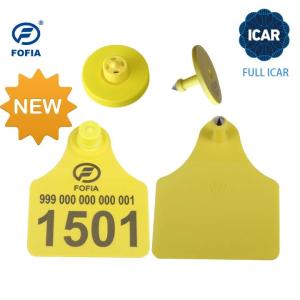 ISO11784/5 Unshared ICAR Code Electronic Ear Tags with BLE Reader and Animal ID
