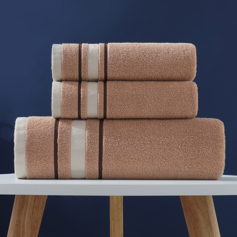 Broken Towel Cotton Bath Set 32 Strands Soft and Absorbent with Embroidered Logo