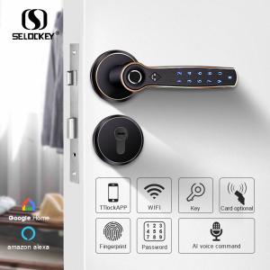 APP WIFI Fingerprint Apartment Electric Bluetooth Gate Locks