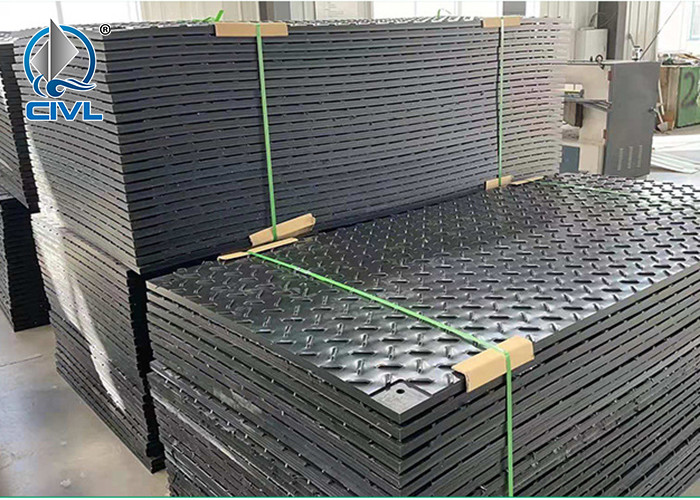 Paving Slab Non-Slip Road Substrate High Molecular Polyethylene Paving Board Temporary Pads For Road Construction