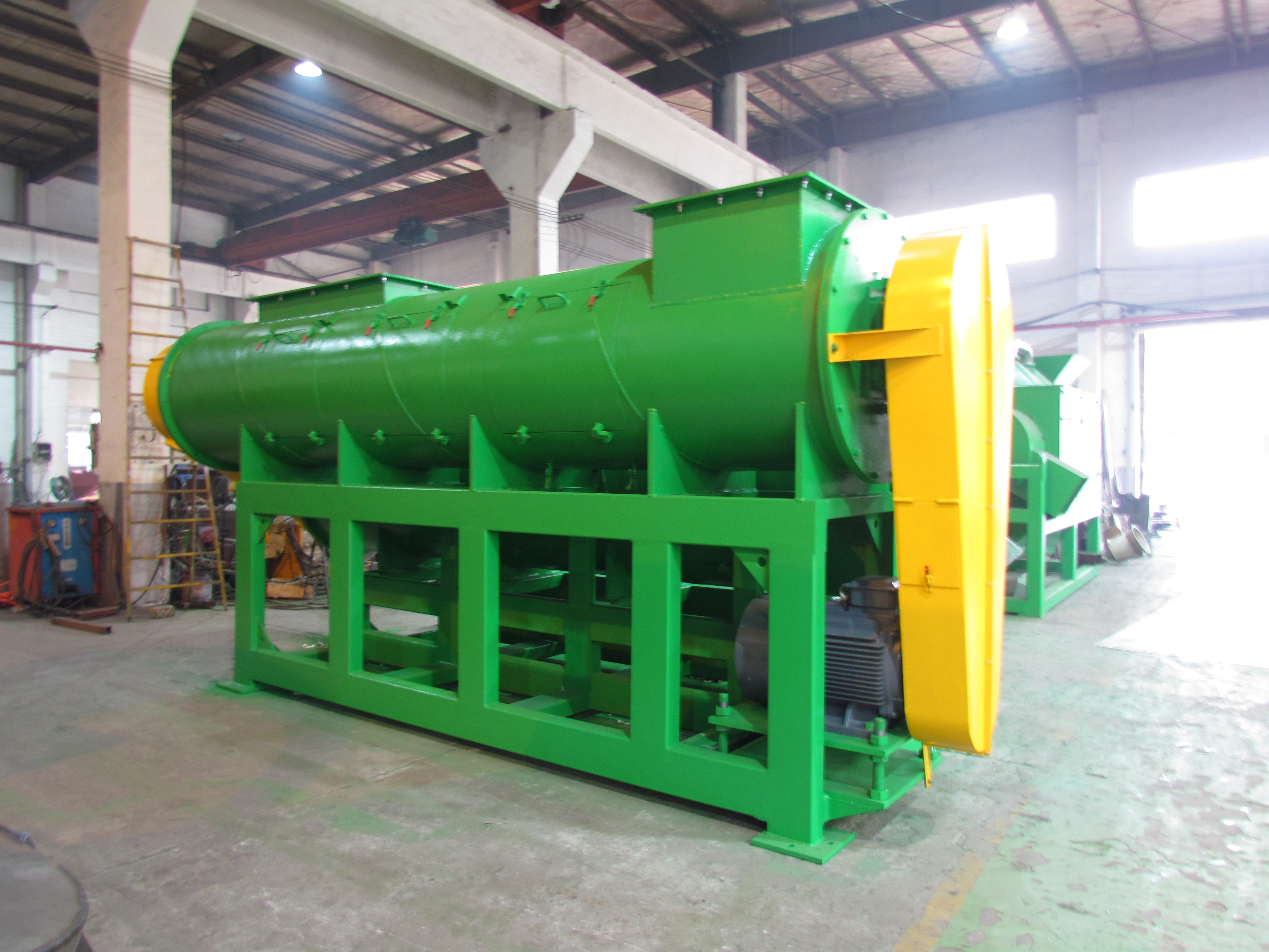 2ton/H Plastic Recycling Machine PET Bottle Cap Label Removing Machine
