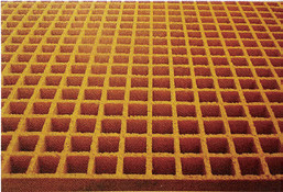Quality High Strength FRP Fiberglass Grate Panels Anti Slip Surface UV Stable For Chemical And Wastewater Applications for sale