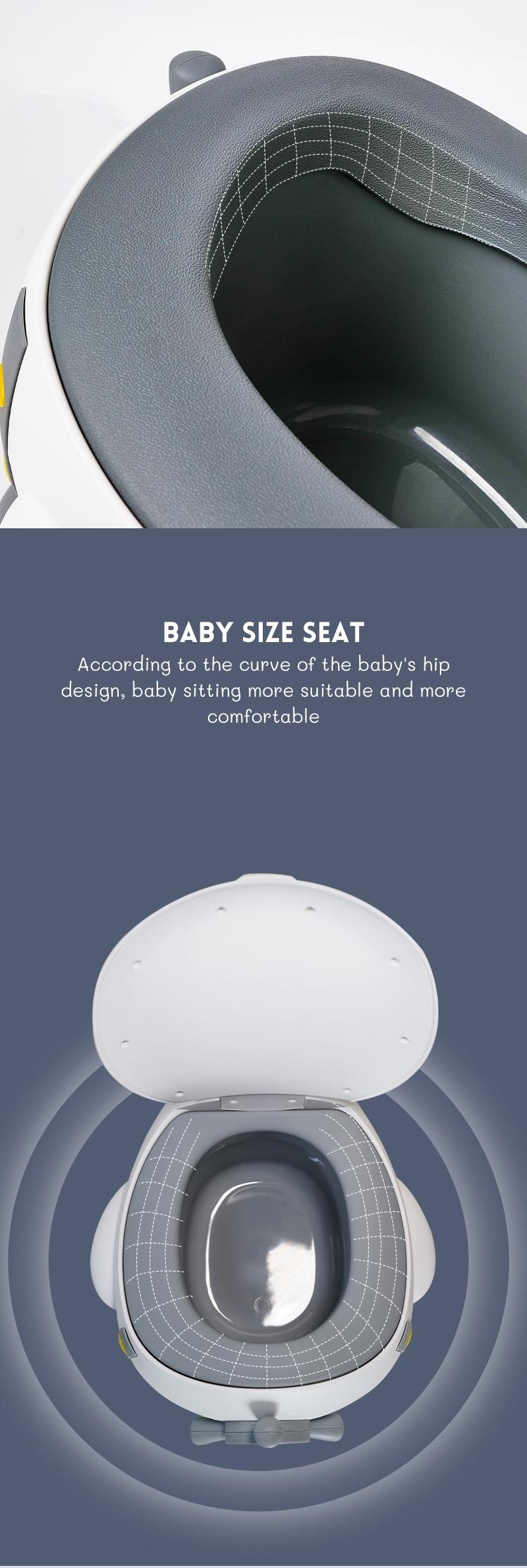 Soft PU Airplane Design Baby Potty Training Toilet with Custom Logo