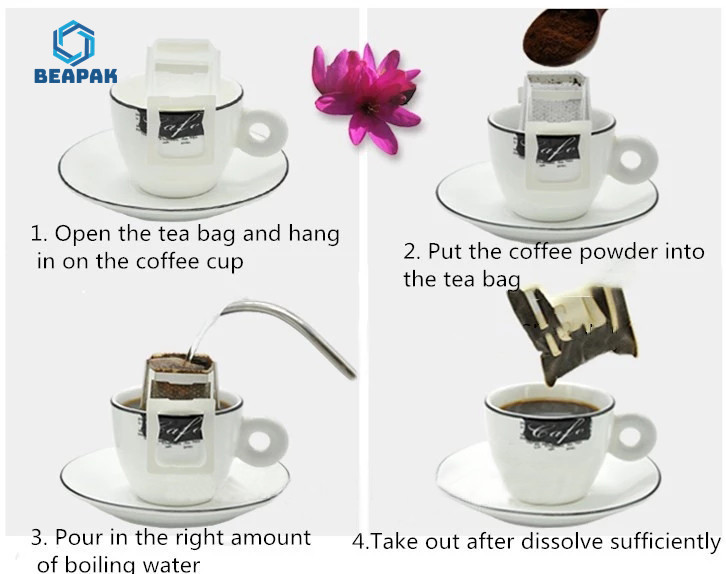 Stock Sealable Biodegradable Non Woven Coffee Filter