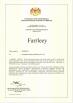 Farrleey Filtration Co,.Ltd. Certifications