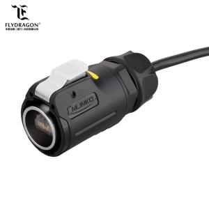 High Quality Outdoor 8P8C RJ45 Plug and Dual Port Socket,Waterproof Panel Mount