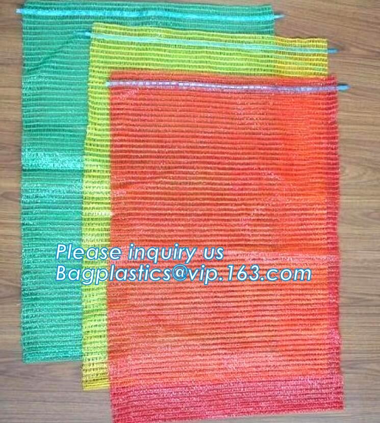Reusable Solid Shopping Bag String Grocery Bag Shopper Cotton Tote Mesh Net Woven Portable Durable Shopping, BAGEASE