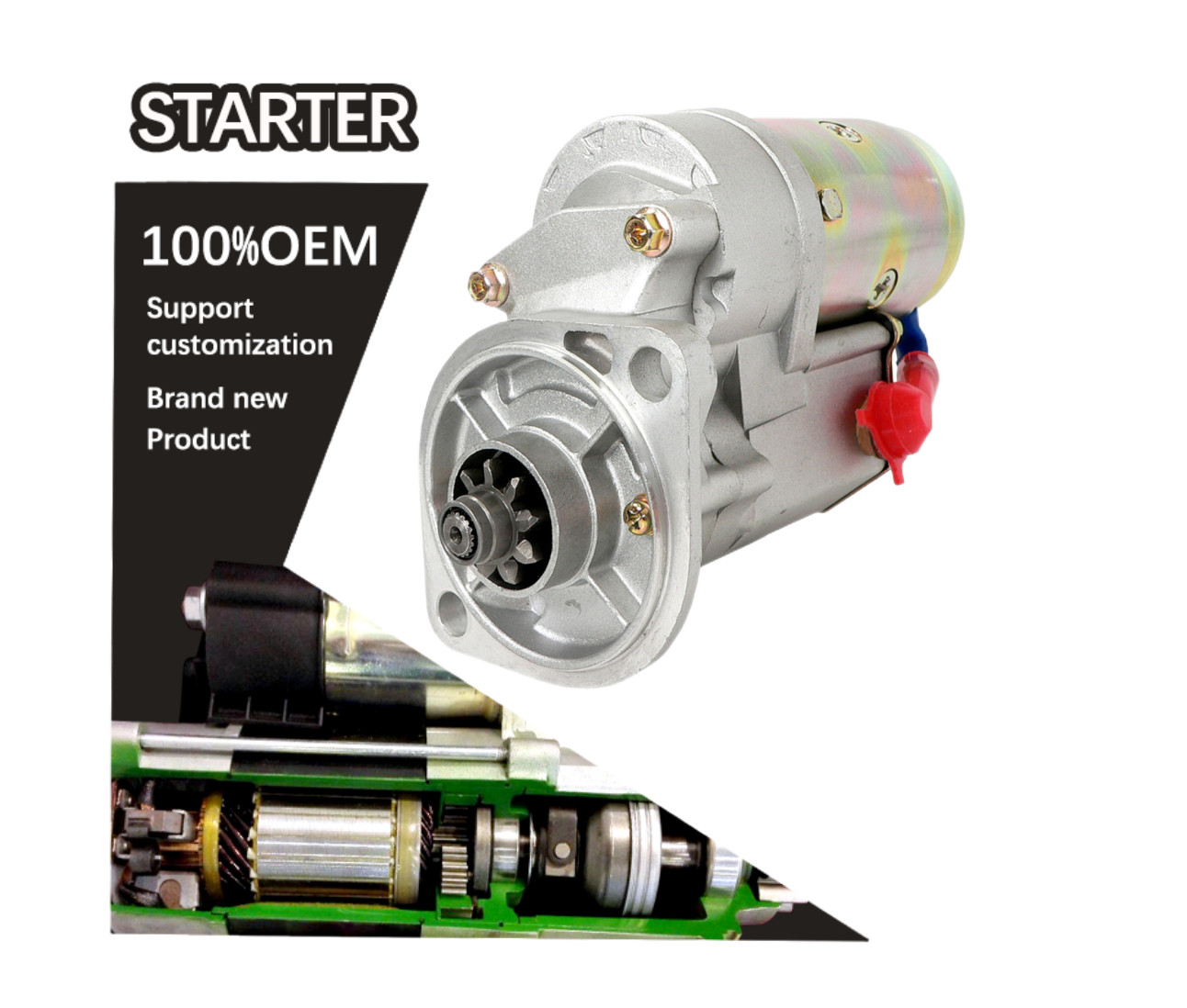 12V 9T CW STARTER B3.3 031114250. 2280009010, 428000-2650, 4280002650. 31701378, 31701378R, 31791096R. 600-863-1410, 60