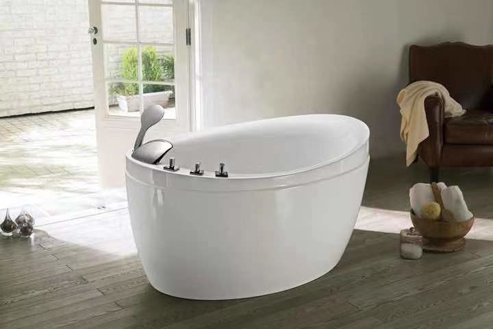 Rectangle 1500mm Freestanding Bath Bathroom Modern Soaking Tub