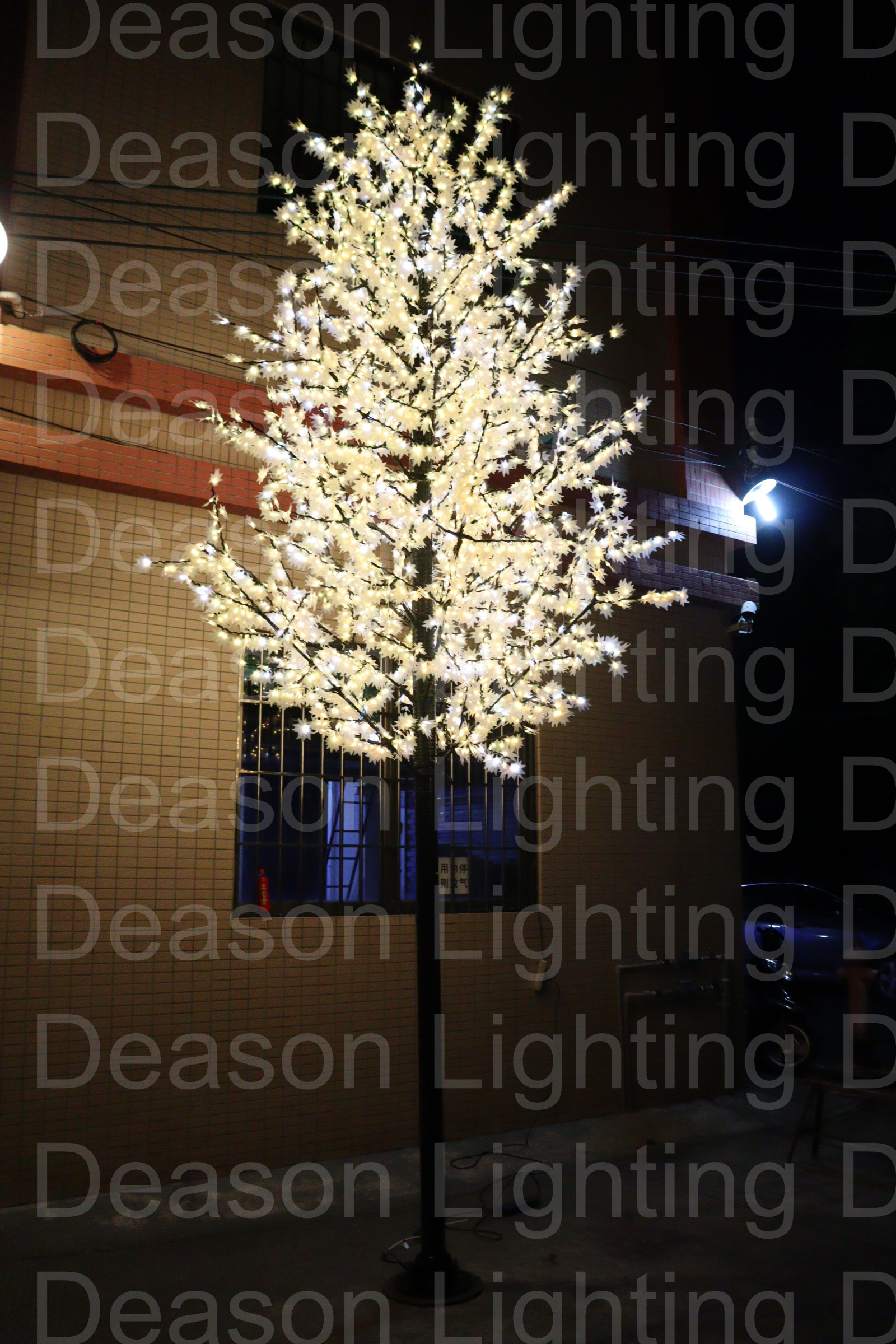 rgb color changing led maple tree lights