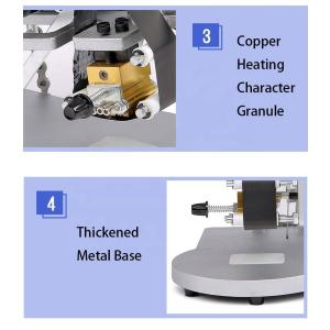 DUOQI DY8 Manual Hot Stamp Ribbon Number Expiry Date Coder Printer for Direct