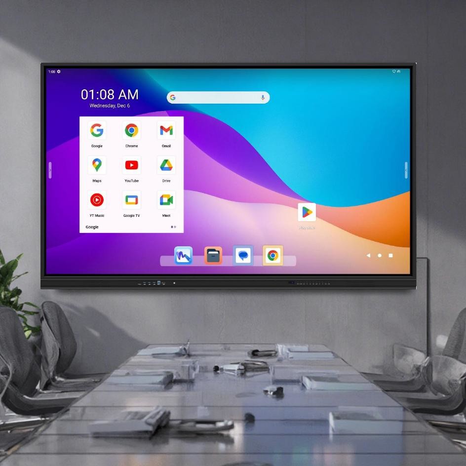 New Android 75 inch Interactive Flat Panel For Smart Class and Conference