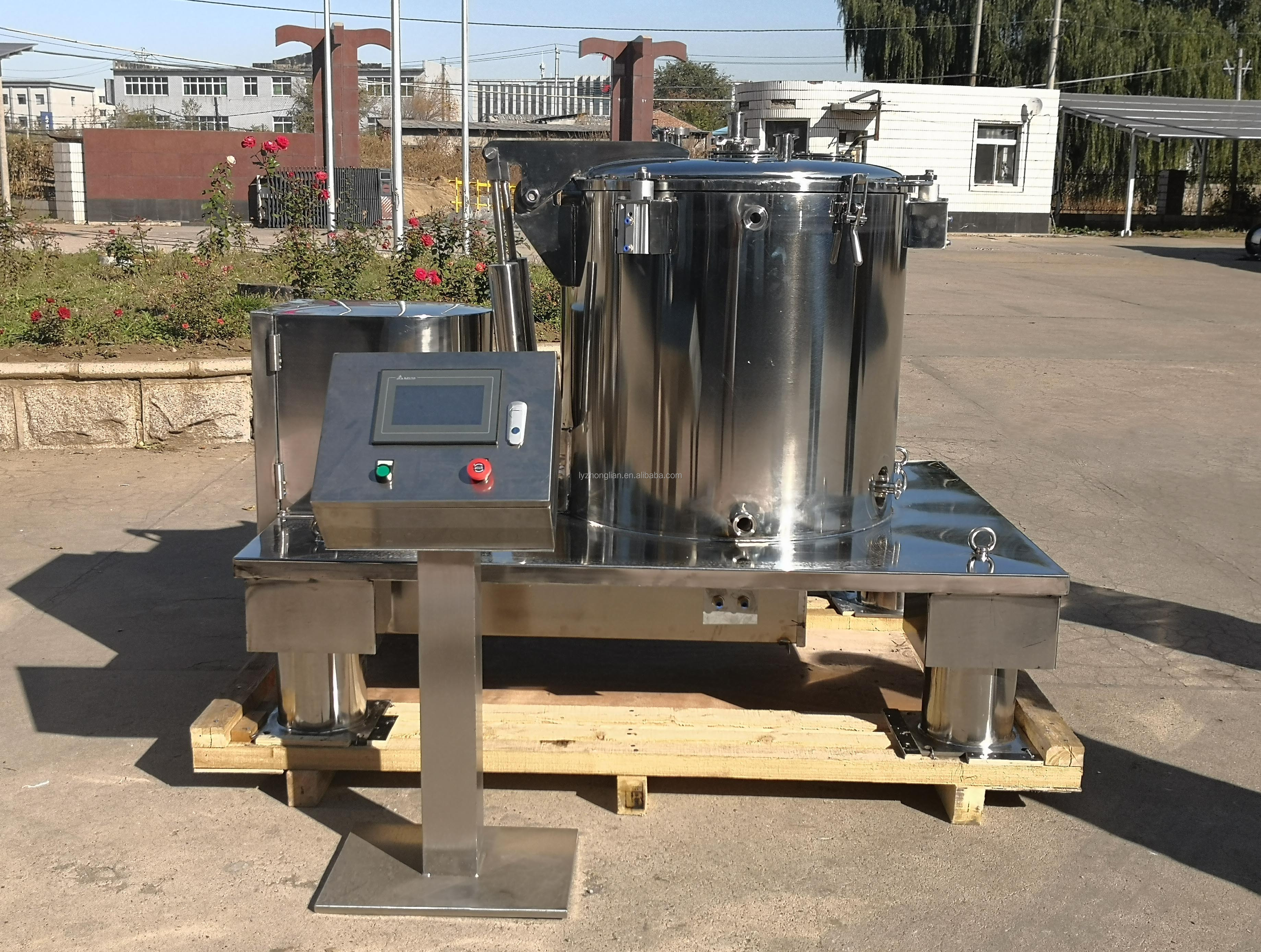 Separation ethanol extraction filter industrial centrifuge drum