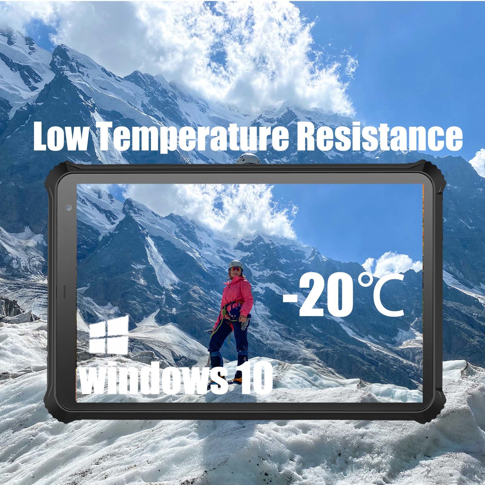 Practical WiFi Industrial Android Tablet Rugged 8 Inch 800nit BT4.2