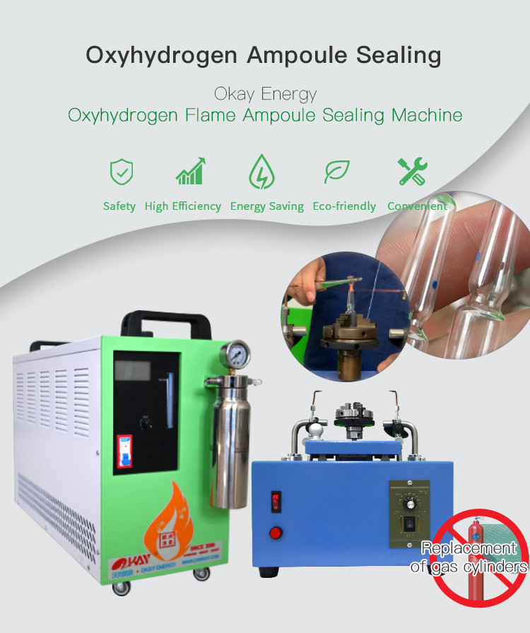 Oxyhydrogen Flame Ampoule Sealer Machine 220/110V For Laboratory