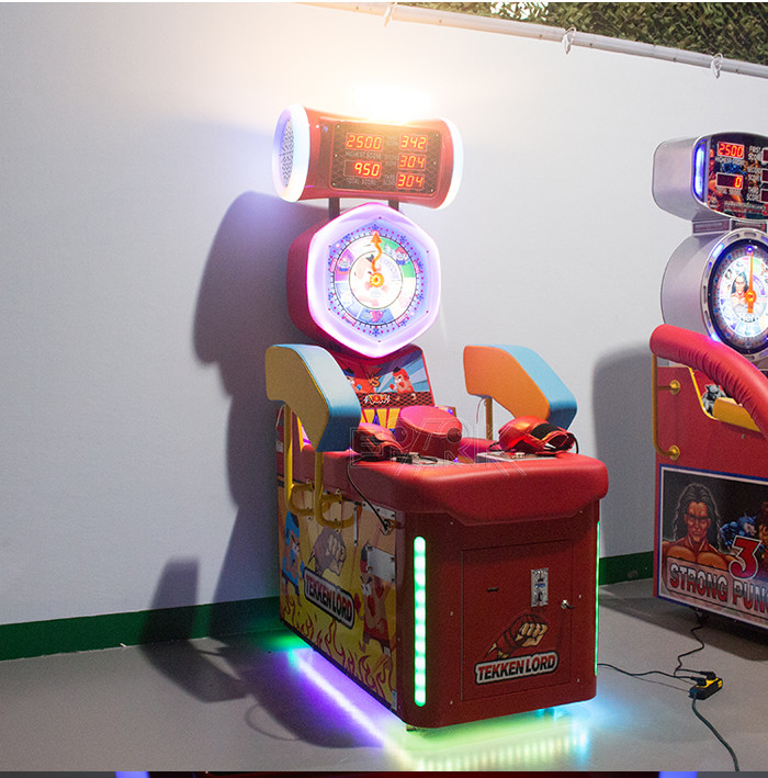 220V Redemption Game Machine Boxing King Punching Games With Ticket Function