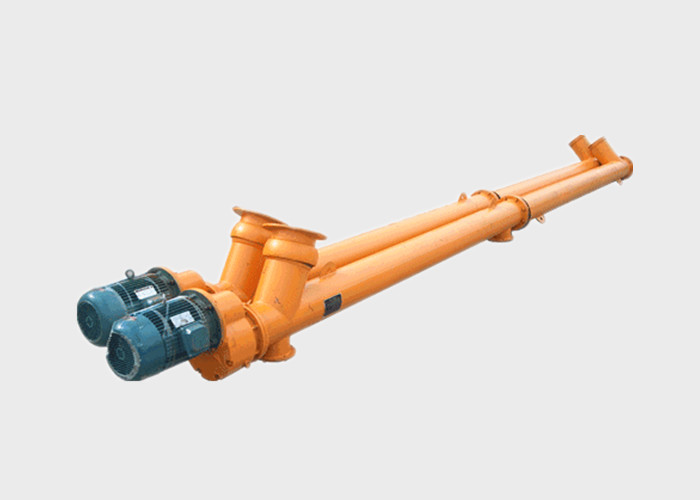 Chemical Stainless Steel Auger Conveyor Spiral Pipe Conveyor Simple Structure