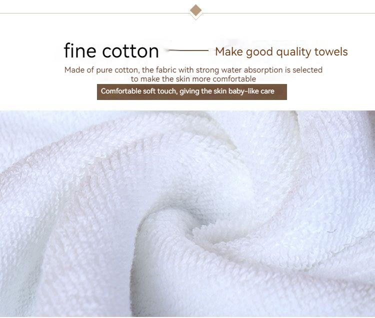 Customer Logo 600 GSM 100% Cotton Square Towel for Quick Drying and Soft Touch