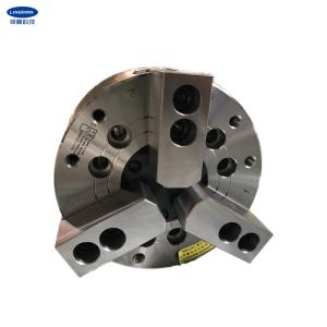 Hydraulic Chuck 3 Soft Jaw Wedge Shape Through Hole