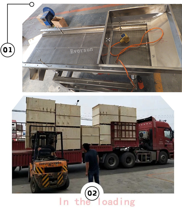Small Single Deck Linear Vibrating Sieve Screen Machine For Coffee Beans Coal