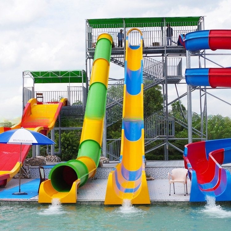 Hot Water Amusement Park Holiday Inn Resort Combined Fiberglass Slide