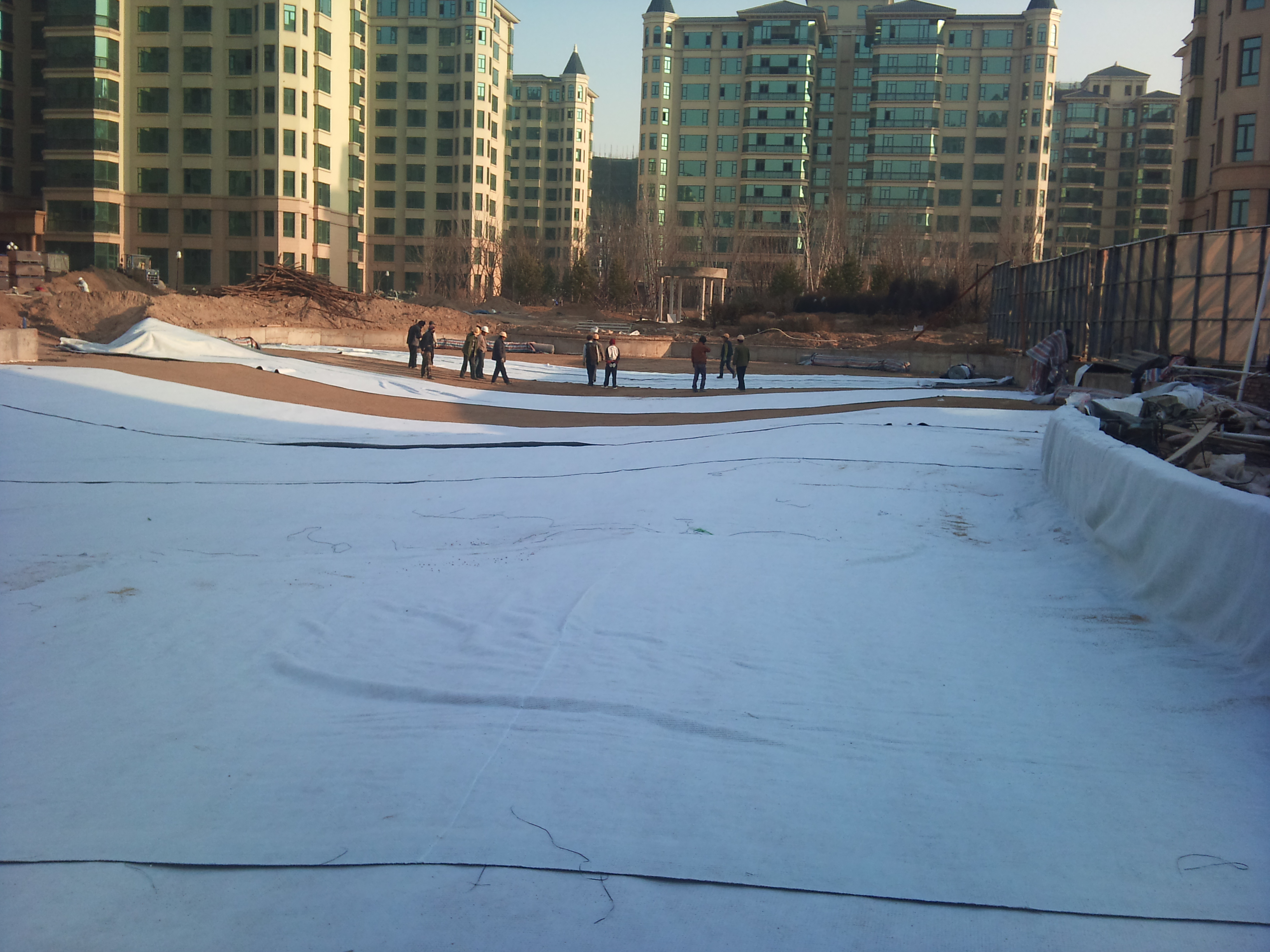 Onsite Installation Service for TAIAN HONGYUAN Bentonite Geosynthetic Clay Liner