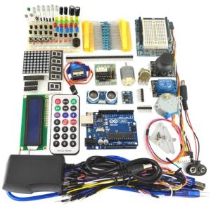 UNO R3 /1602 LCD Servo Motor Dot Matrix Breadboard LED starter kit for Arduino