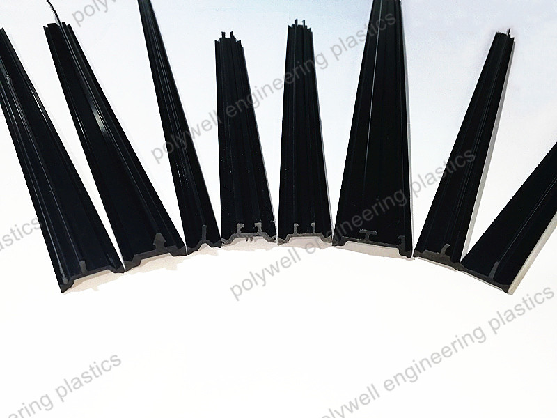 Black Color Thermal Glue Strip With Density 1.25-1.35 g/cm3 For Aluminum Windows And Doors