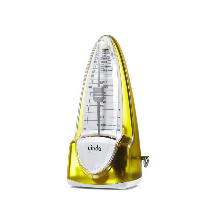 OEM classic scale board piano guitar violin practice rhythm mechanical metronome Black White Pink Red Tranparent Wood