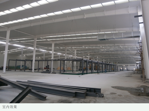 Customizable Prefabricated Steel Structure Warehouse Featuring Steel Color Sheet Cladding