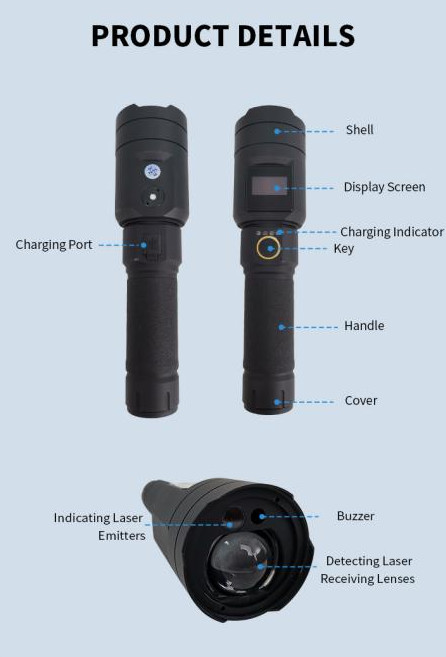 MS600-L Laser Methane Remote Detector High Performance