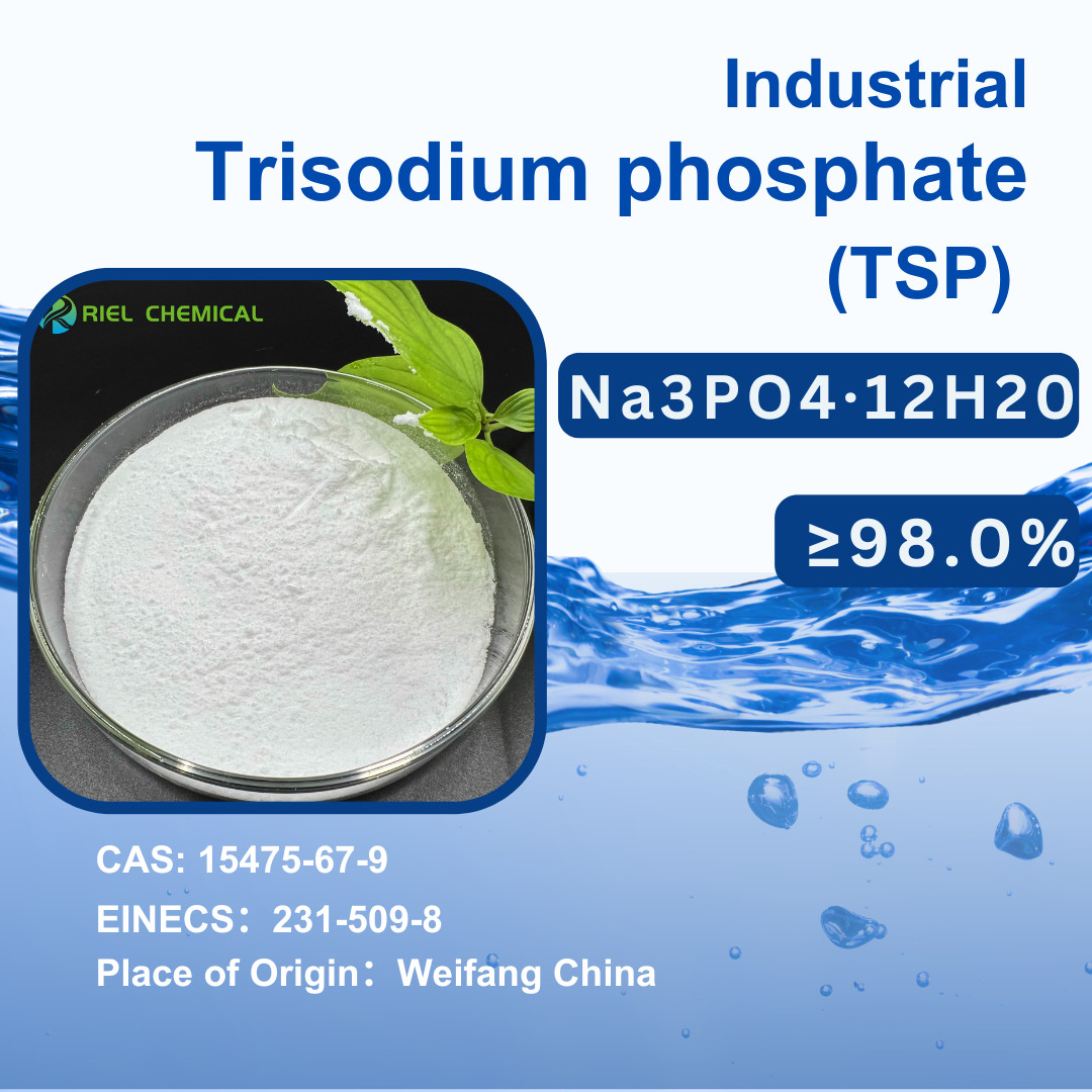 White Crystal Industrial Grade Trisodium Phosphate 98% For Ceramic Dispersing Agent