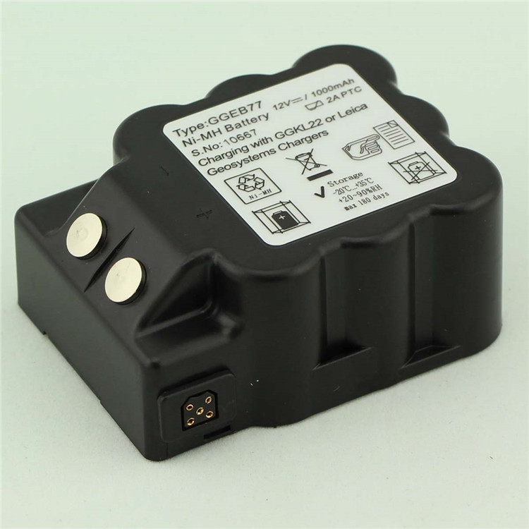 Geb77 Leica Tc / Tps Series Total Station 1000mah 12v Battery Pack