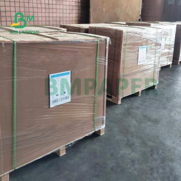250gsm Food Wrapping Paper , Brown Kraft Paper For Food Tray Folding Resistant