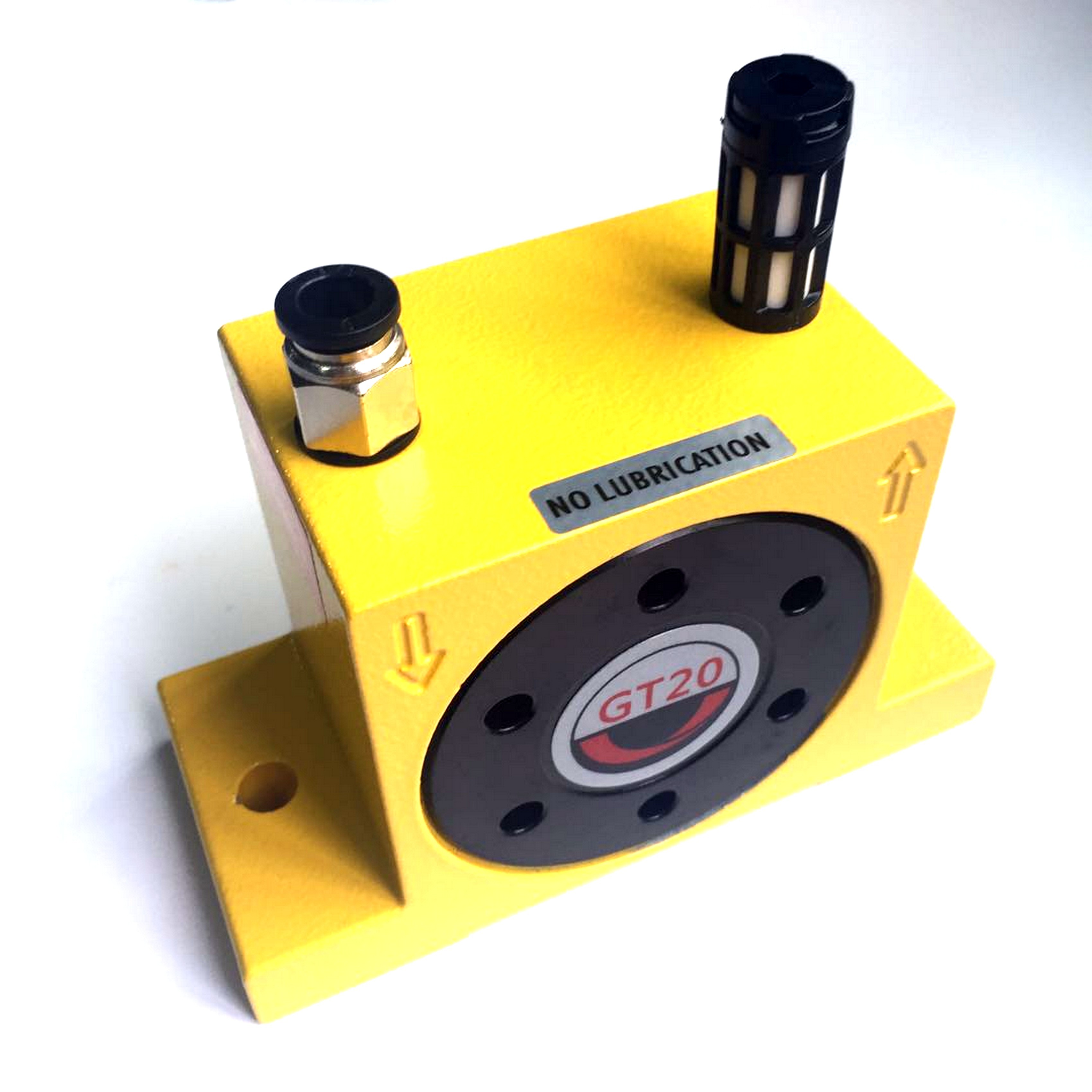 GT20 Effective Pneumatic Turbine Vibrators Centrifugal Force Air Vibrator For Industrial Applications