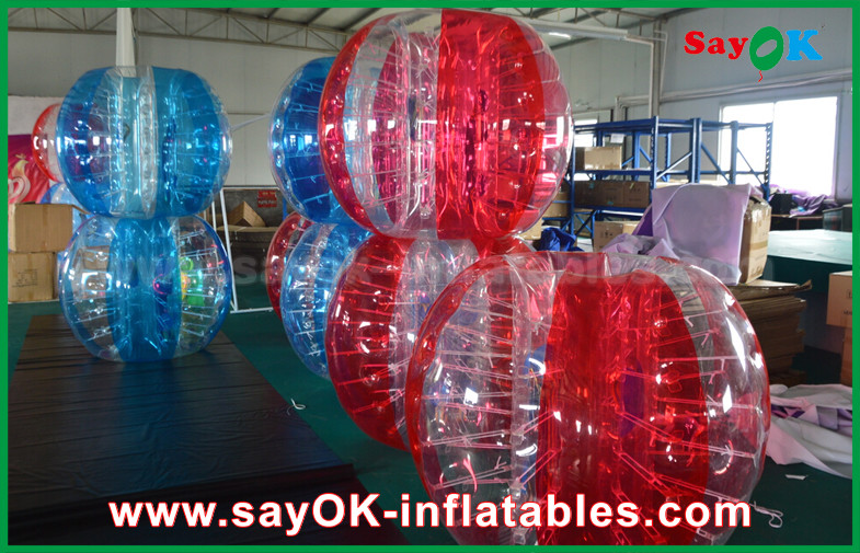 Inflatable Lawn Games Transparent PVC / TPU Inflatable Soccer Bubble Human Ball For Adult / Kid