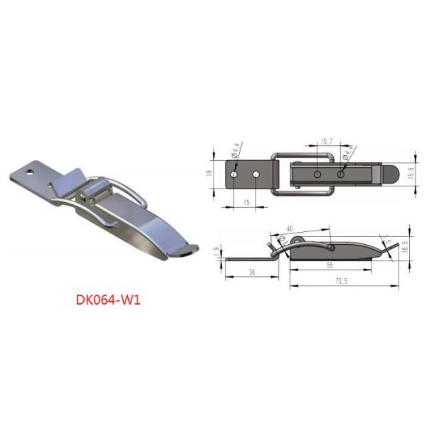 OEM Adjustable Toggle Latch Lock With Strike Plate And Side Keyhole