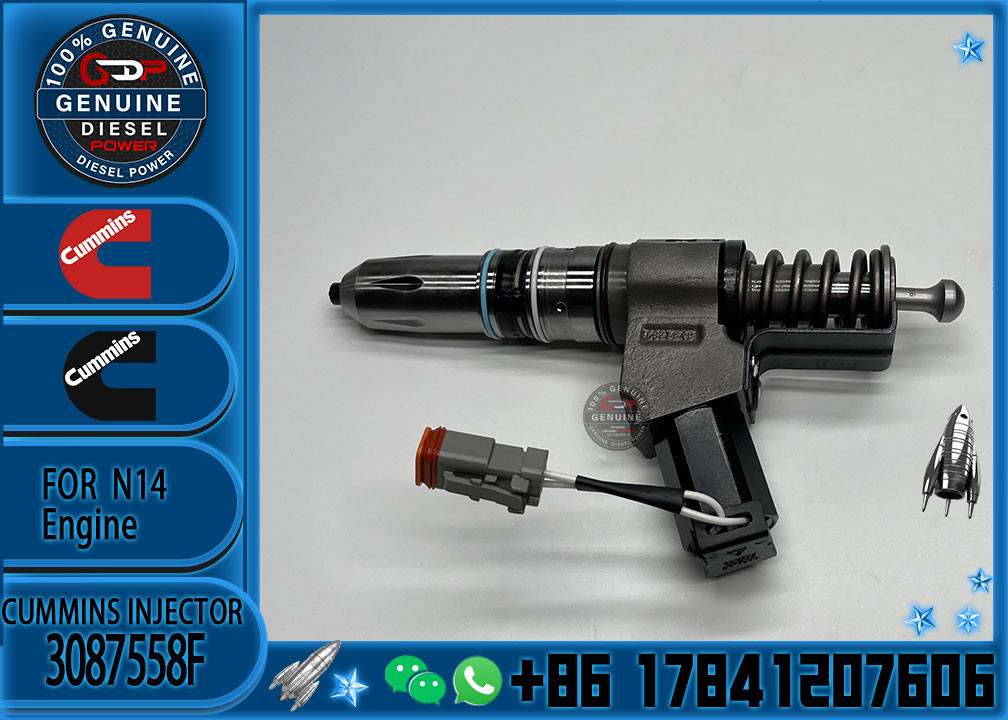 Auto Parts Common Rail Diesel Fuel Injector 3407776 3411385 3087558F For Cummins QSN14 N14