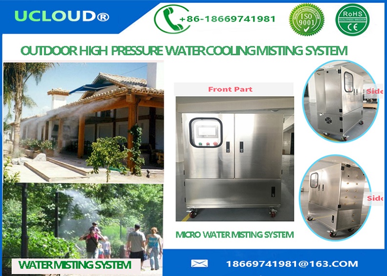 SS High Pressure Misting Nozzle Misting System Quick Fittings Outdoor Cooling Fogging Pump