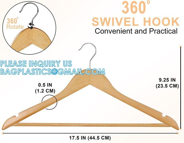 Solid Wood Suit, Premium New Fashion, Boutique, Wooden Hangers for Suit Coat