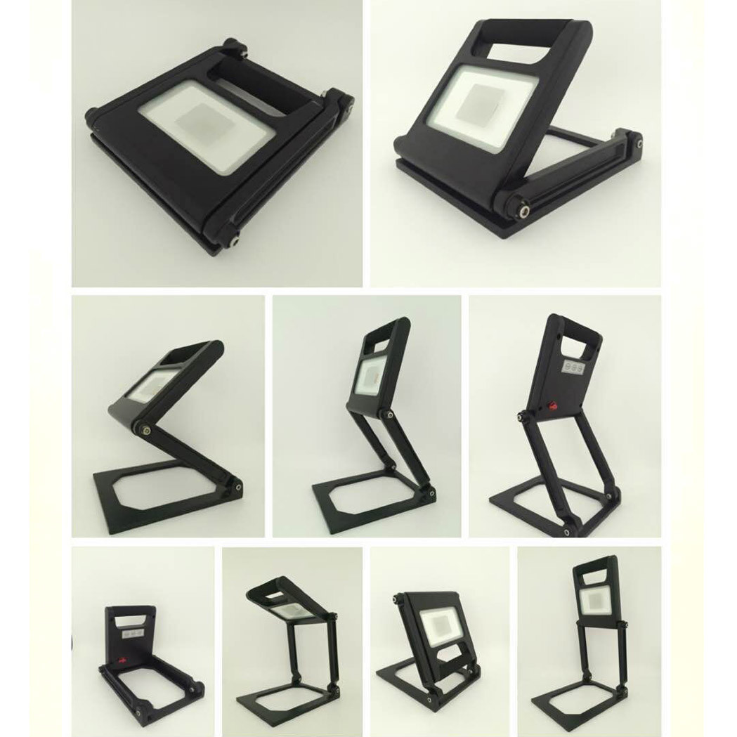 10W Waterproof Foldable and Rechargeable Led Floodlight, 4 color, custom color