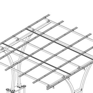 China Ground Mount Racking System Lightweight Al6005-T5 With 25years Using on sale