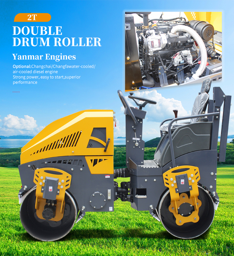 SAUER-DANFOSS Hydraulic Pump Vibratory Roller for Smooth Road Paving in South America