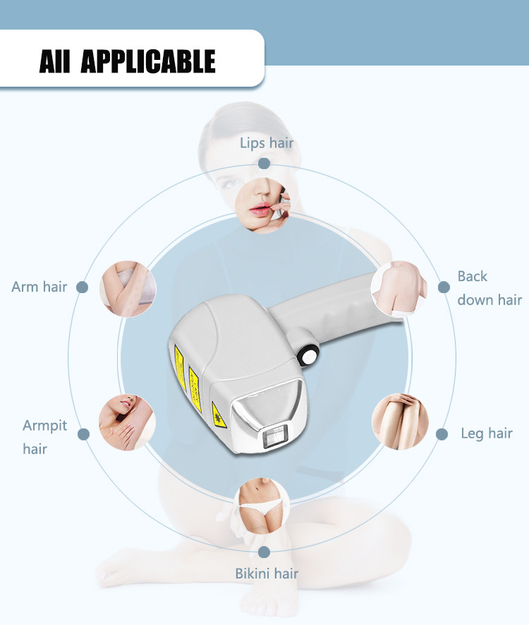 Adjustable Energy Lightsheer Diode Laser Hair Removal Machine 808nm