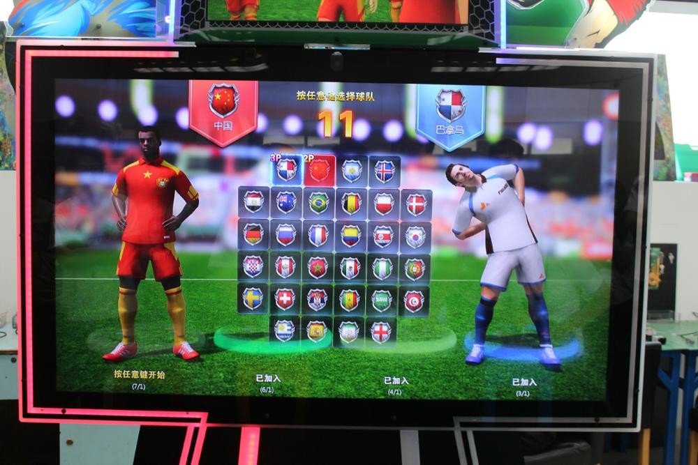 RoSh Fantasy Soccer Team Match Arcade Football Game Machine
