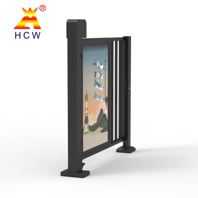 Light Box Commercial Advertising Barriers Boom Gate 1-4m Arm