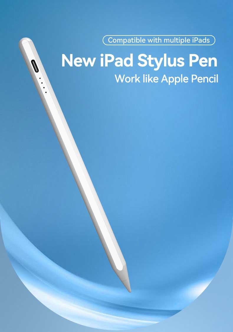 Universal Compatibility Aluminum Drawing Pen Light Weight With Rubber Tip